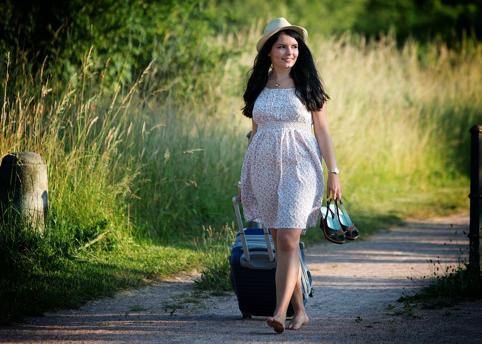 woman travelling